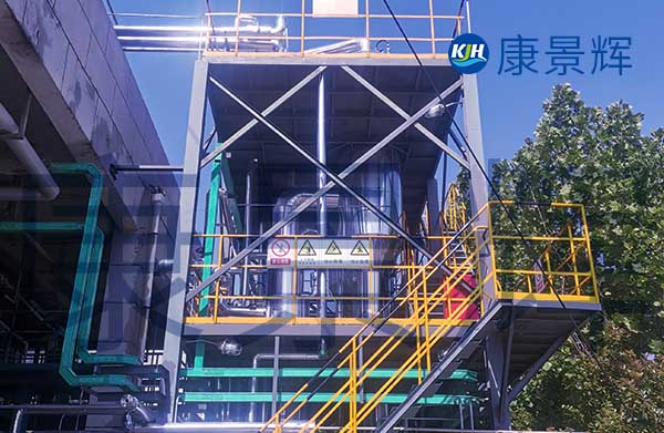 每小時(shí)處理量5噸的有機(jī)雜鹽MVR蒸發(fā)器